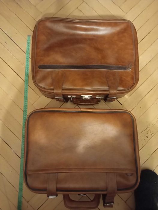 Два винтидж кожени куфара
