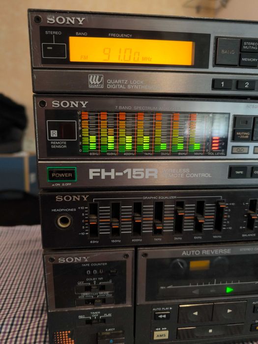 Ретро касетофон boombox Sony FH 15R