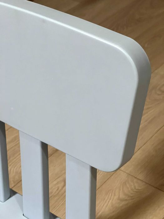 Scaun IKEA copii MAMMUT albastru din plastic