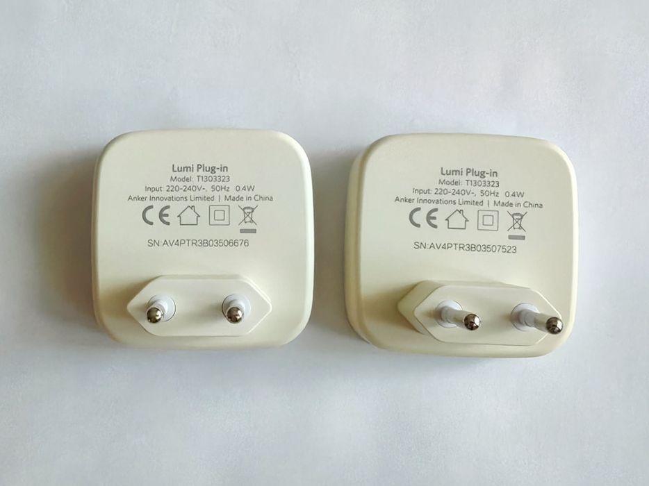 Set 2 lampa de veghe Eufy Lumi, eficient pentru dormitor, baie, scari