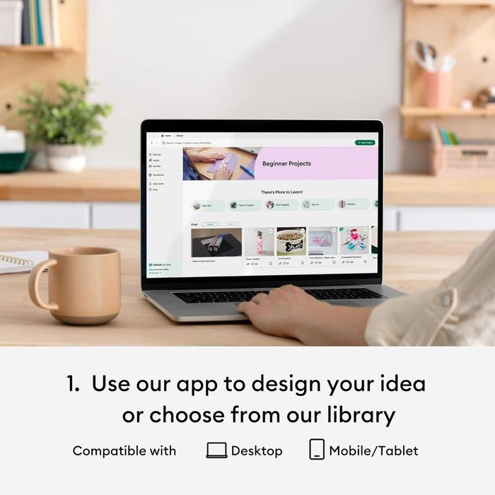 Режещ плотер Cricut Explore Air 2 за крафт проекти изрязване