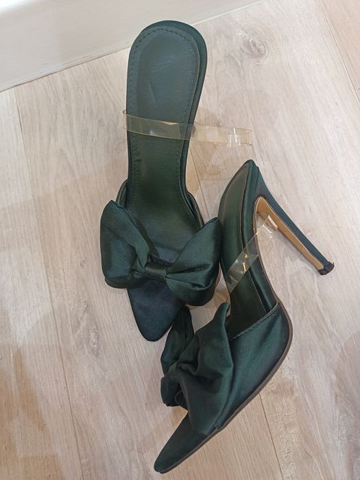 Нарядные шлёпки 10см шпилька