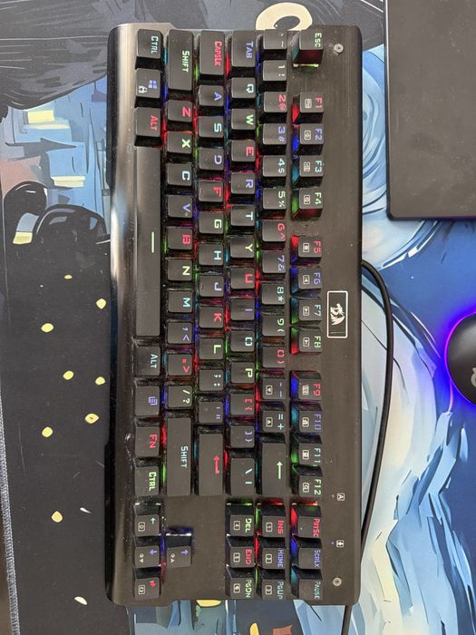 Tastatura mecanica Redragon Visnu RGB blue switch