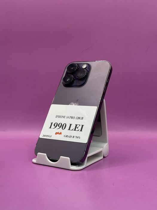 Iphone 14 Pro 128Gb 76% •Matei Amanet Crangasi 20•26959