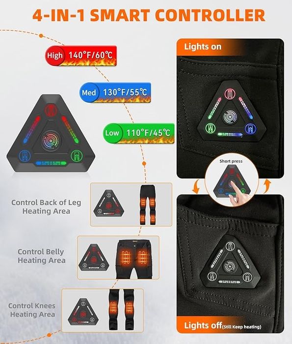 Pantaloni cu incalzire pentru femei ideali pentru ski sau drumetii