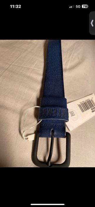 Bikkembergs колан от телешка кожа