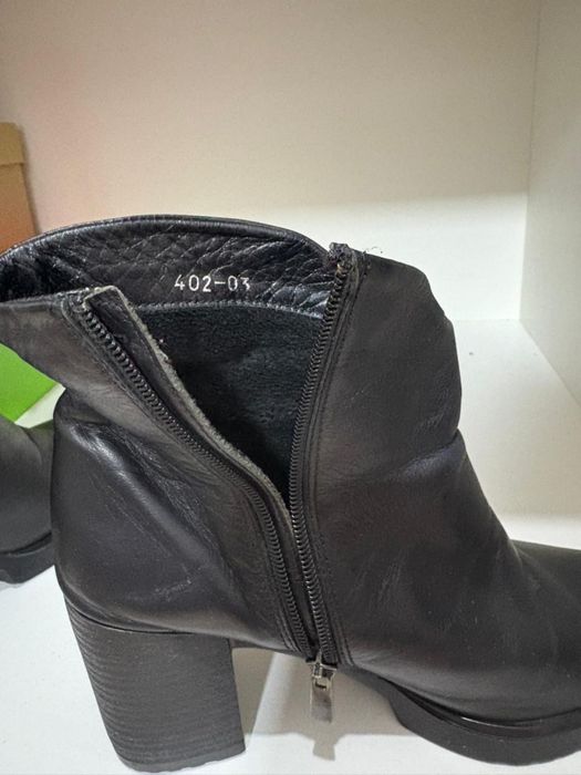 Осенние ботинки на каблуках