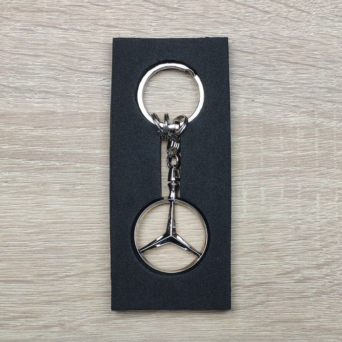 Breloc chei IdeallStore®, Mercedes, editie colectie, 9 cm, metal