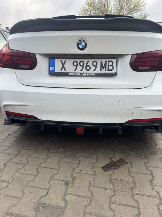 BMW F30 F31 M-Tech Дифузьор с трети стоп + добавки задна броня