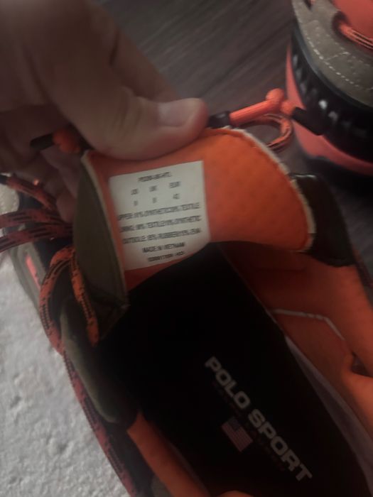 Papuci ralph lauren ps 200 top lace originali