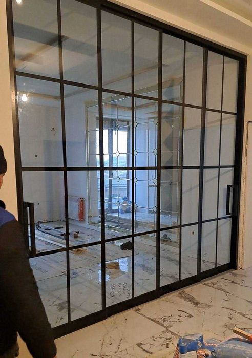 Oynadan Zamonaviy Peregorodka va Konstruktsiyalar – Sifat + Kafolat!