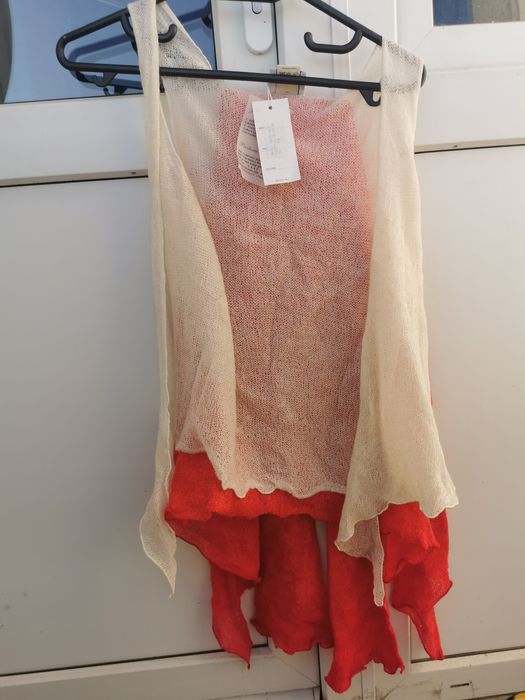 Cardigan Bagarry M-L kid mohair lână