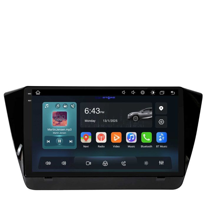 Navigatie Android Dedicata Skoda Superb 3 (2015-2019), BT, Carplay