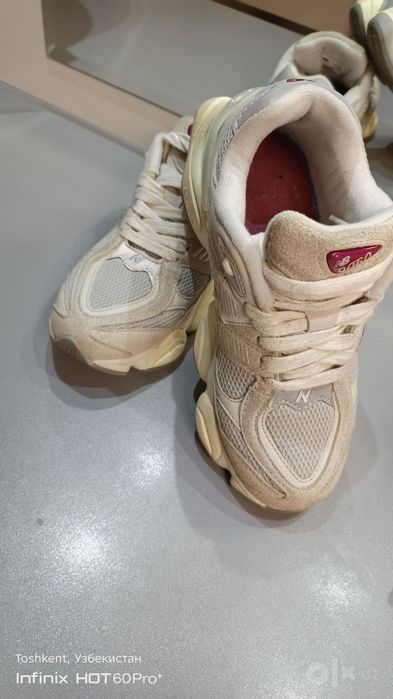 Кроссовки New Balance 9060 — стильные бежевые (Sea Salt