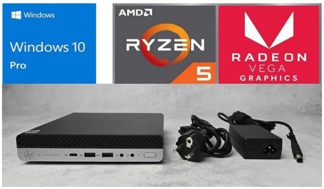 Мини пк hp AMD Ryzen 5 PRO 3400GE, ddr4, как новый. Есть количество