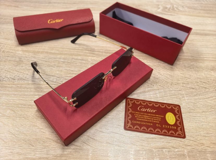 Ochelari de soare Cartier originali – cu cutie și husă