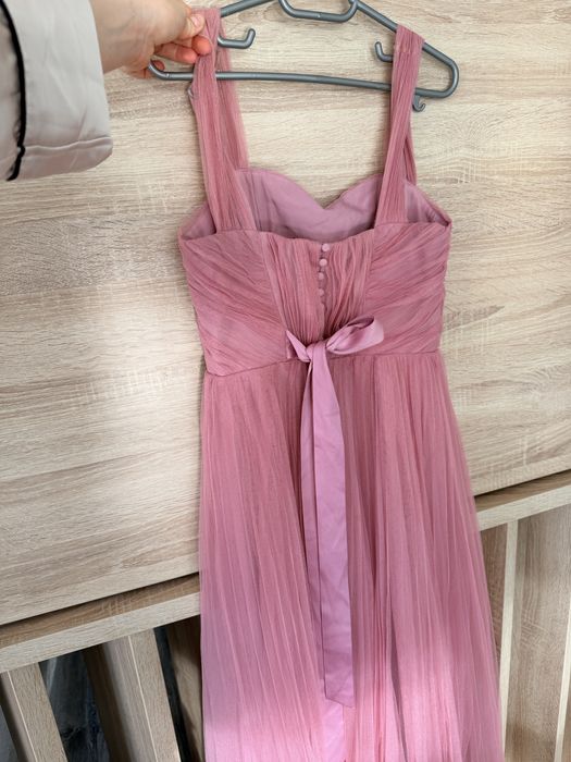 Rochie roz pudra eveniment, S, Asos