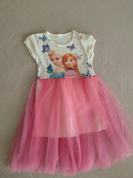 Рокля розова - лятна