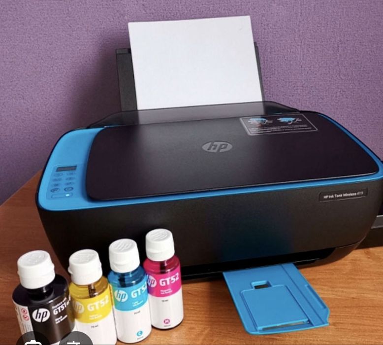 Цветной принтер HP 419