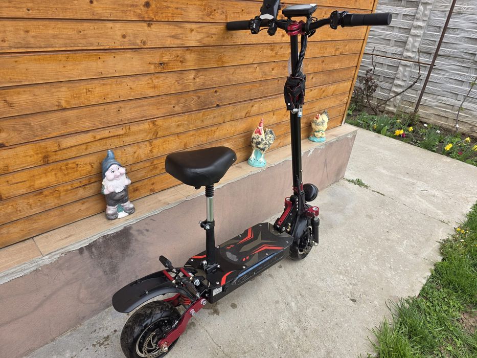 Trotineta electrica Boyueda Q7 Pro Max, 2x1600W, baterie 52V 28Ah