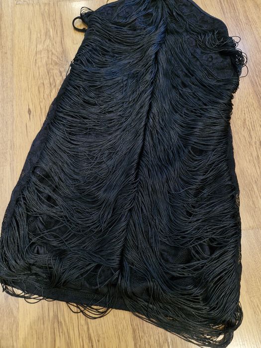 shein нова дамска рокля с ресни