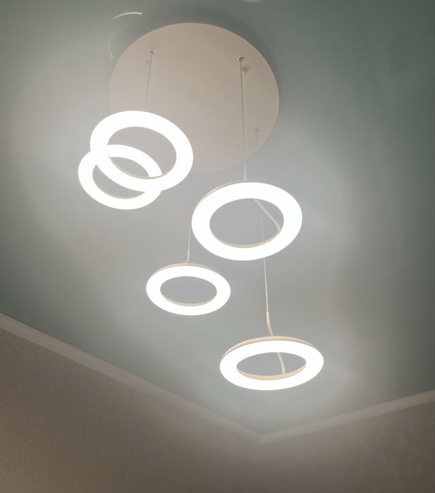 Люстра, LED, б/у