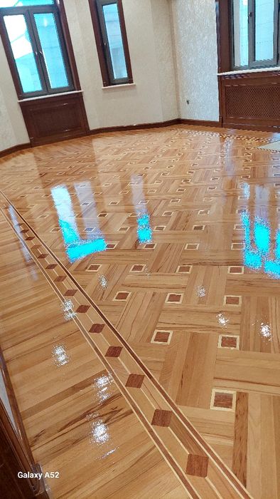 Шлифовка пол паркет
