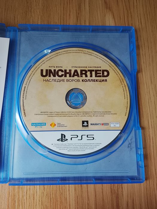 Диск UNCHARTED 2 части