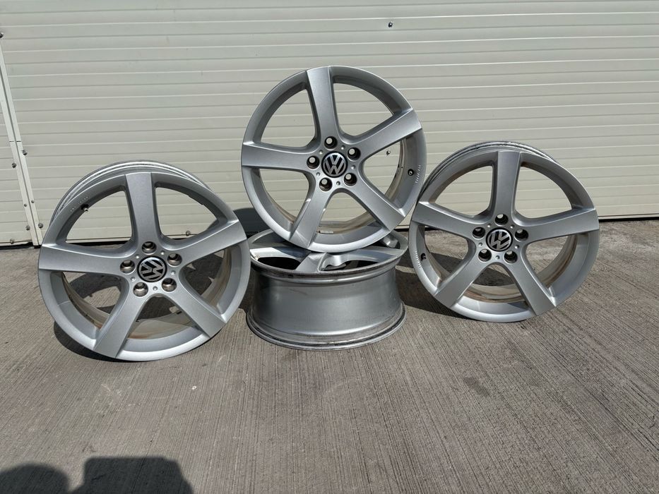 Set 4  jante aliaj 17 5x112 Originale VW Touran