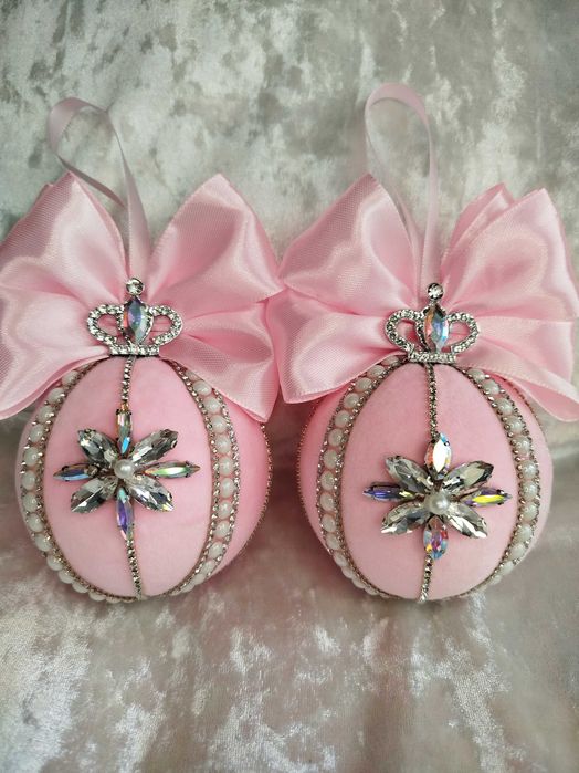 Ёлочные украшения ручной работы