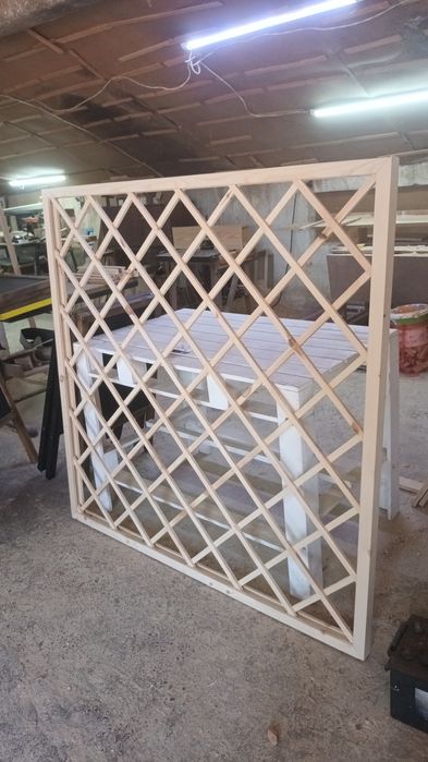 Дървени  решетки от масивна дървесина