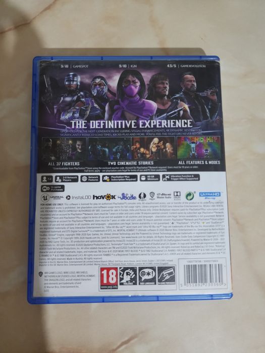 Mortal combat 11 ultimate ps5 ке