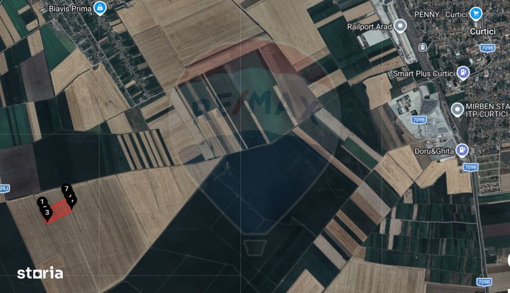 Teren extravilan 46,300mp Curtici