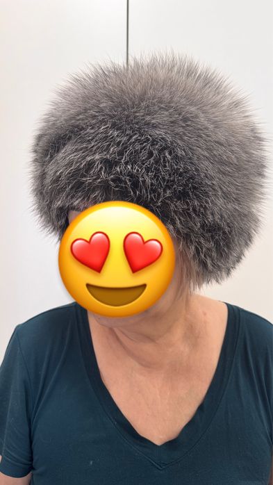 Шапка чернобурка