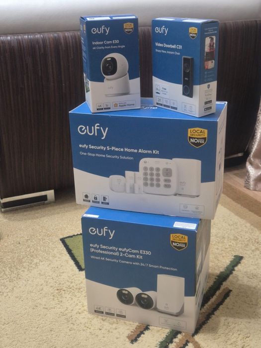 Комплект системы безопасности, (камеры, домофон, датчик движения)