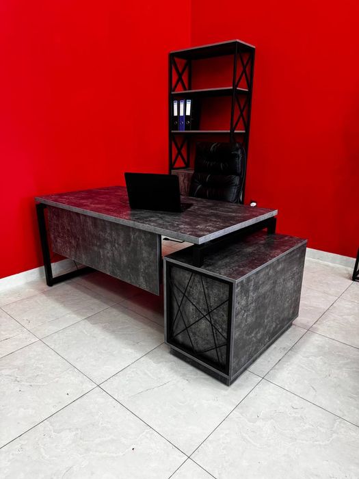 мебель Стол с тумбой руководителя ,стол стул стеллаж лофт stol shkof