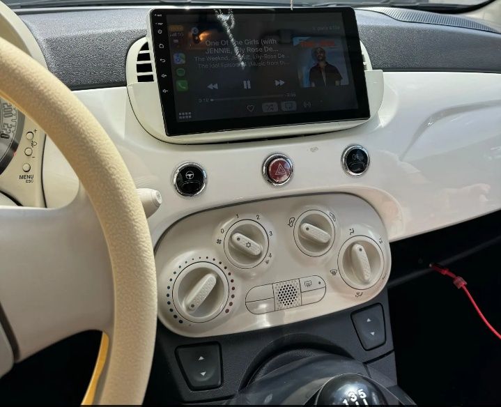 Fiat 500 мултимедия Android GPS Навигация