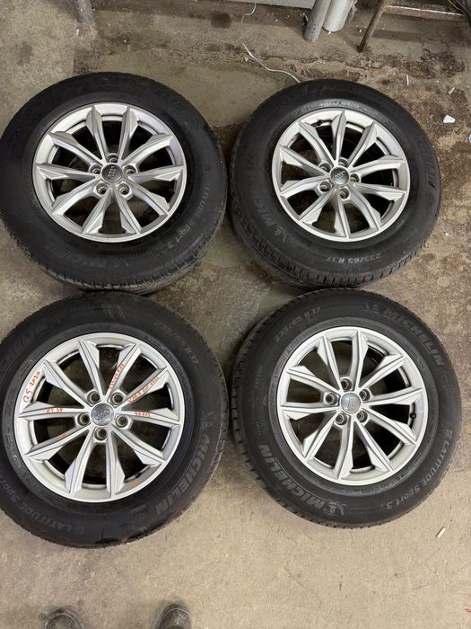 Set jante aliaj AUDI Q5 FY an 2016-2023 cu cauciucuri vara MICHELIN 235/65R17 dot 2023