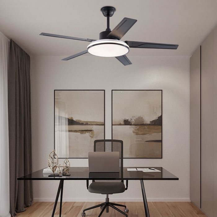 Люстра-вентилятор LED с пультом,