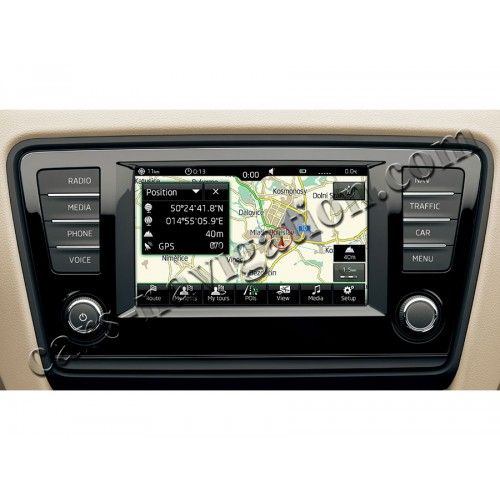 Диск SD карти за навигация 2026 2027 Шкода Skoda Octavia Yeti Superb Fabia Praktik Roomster