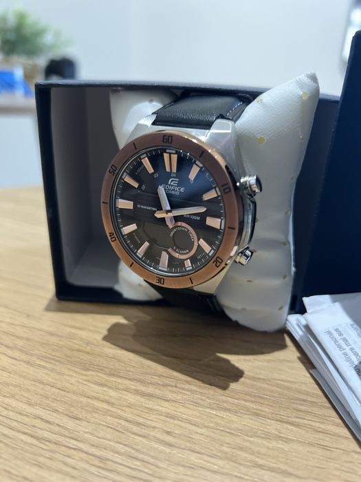 Casio edifice cronograf si data