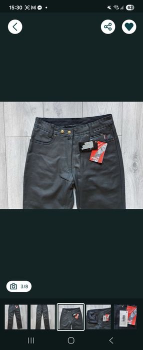 Pantaloni din piele Polo, noi cu etichetă