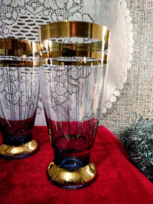 З выскоких стакана Богемия (СССР)