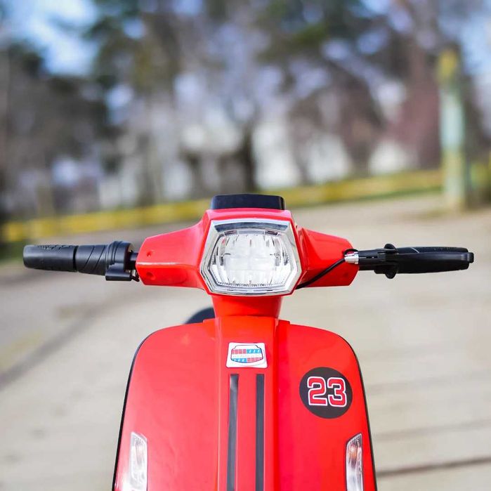 Scuter electric pt copii Kinderauto BJX2423 350W roti gonflabile RED