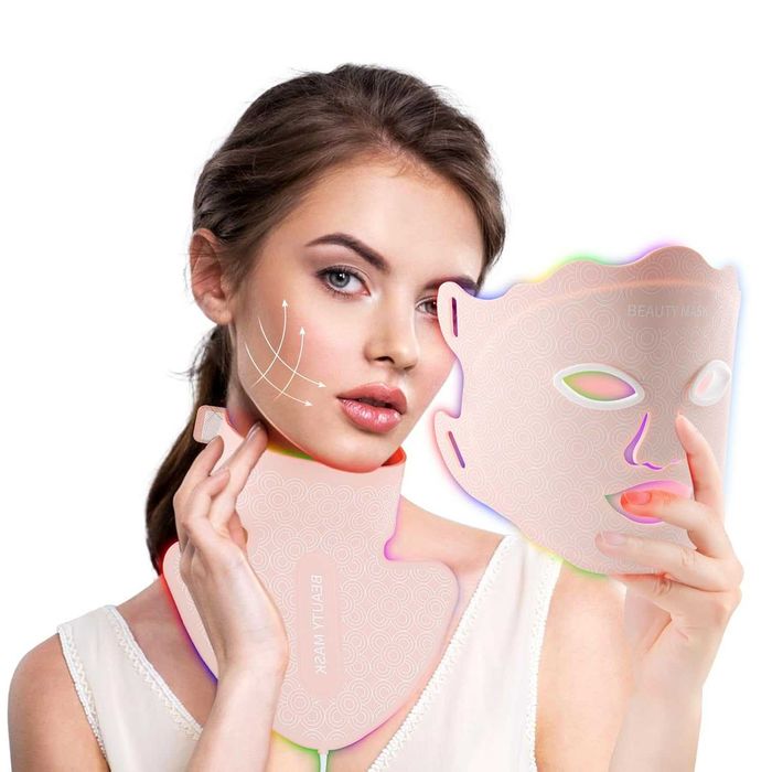 Masca LED cu lumina rosie terapie