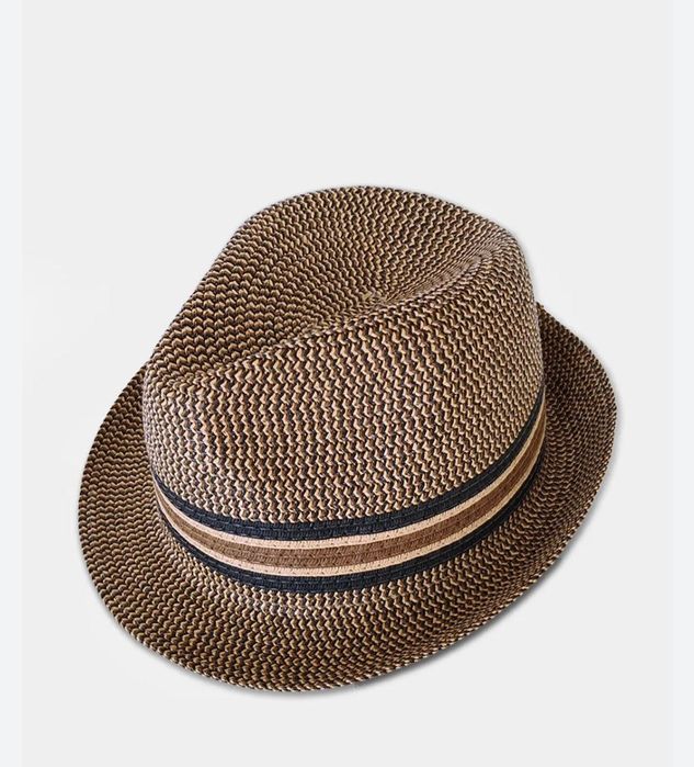 Панама Шляпа мужская Федора  вязаная крючком