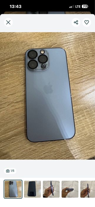 Iphone 13pro 128 GB xotira srochna sotiladi