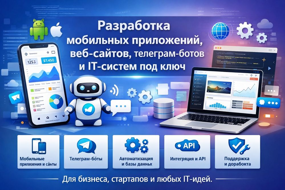 Full-stack разработчик: Android / iOS / Web / Telegram