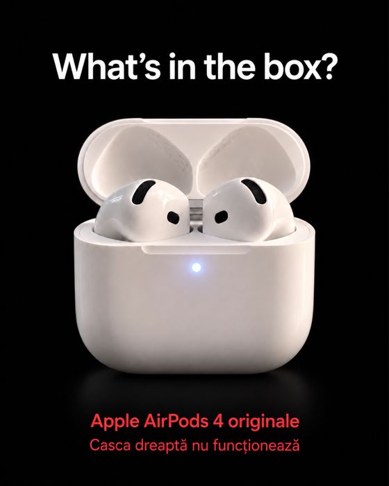 Airpods 4 -active noise cancellation