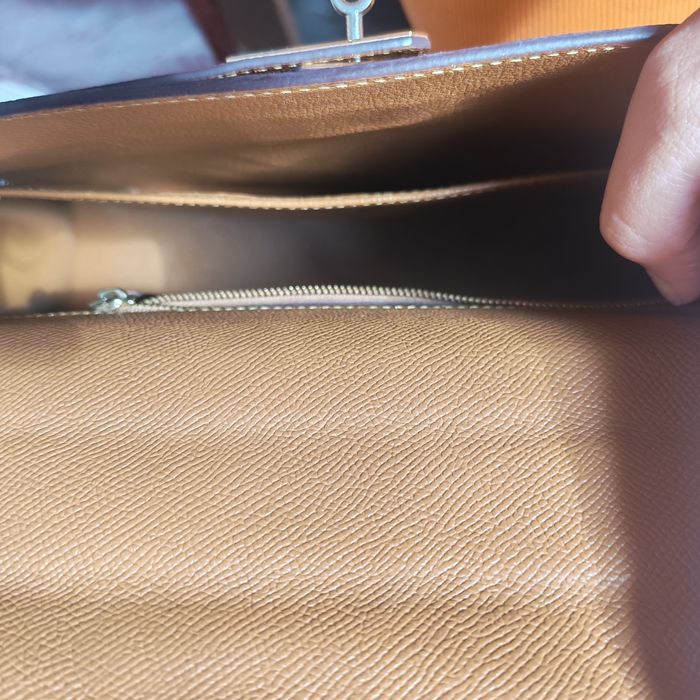 Сумочка hermes  коричневая ключ